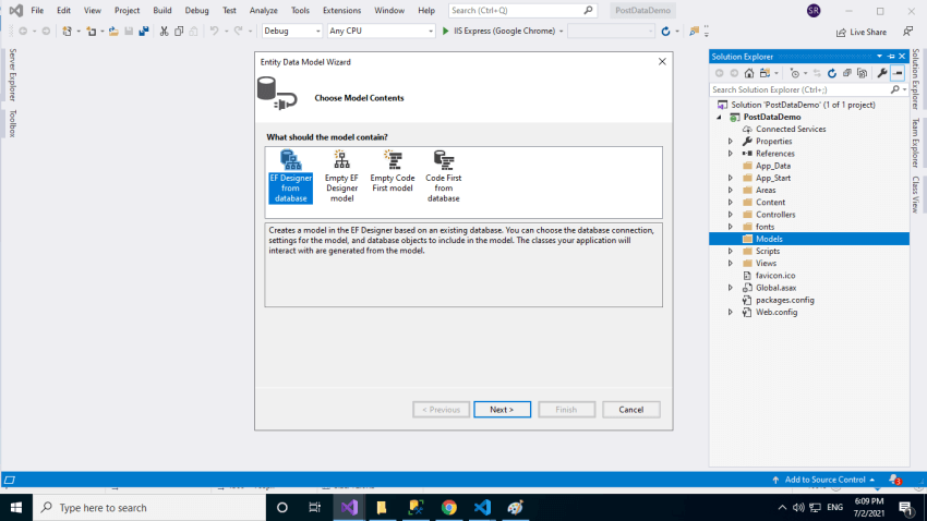 HTTP POST Request VUE+WEB API